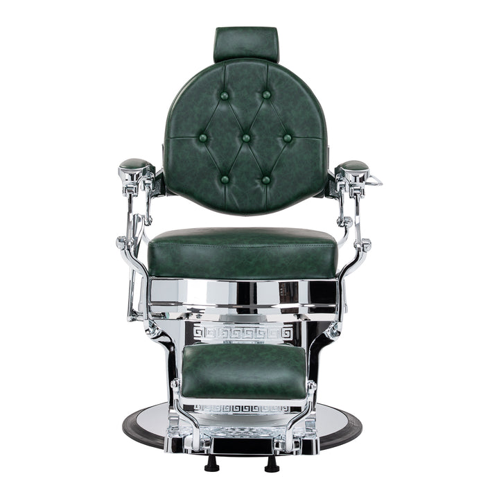 Barberarstol Gabbiano President - Grön/Krom - bild 4