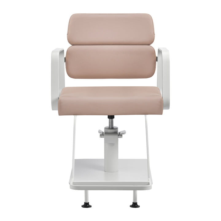 Frisörstol Gabbiano Porto Beige-Vit - bild 2
