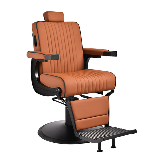 Barberstol Gabbiano Levi Brun