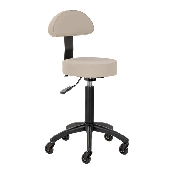 Taburett med ryggstöd Gabbiano D026 Beige