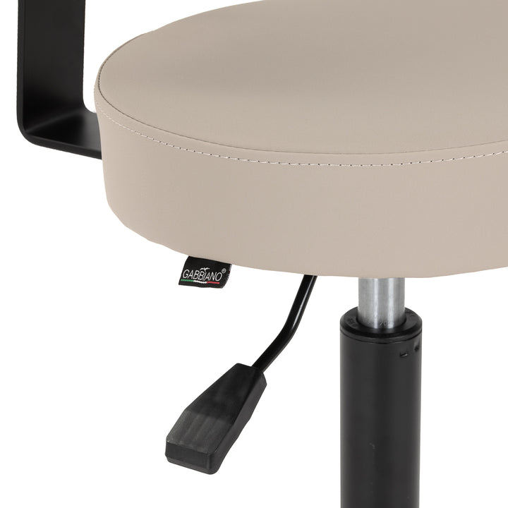 Sadelstol med ryggstöd Gabbiano D026 Beige - bild 6