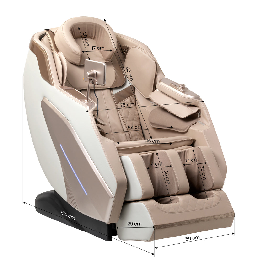Massagestoel Elektrisch Sakura Prime 108 Beige - afbeelding 17