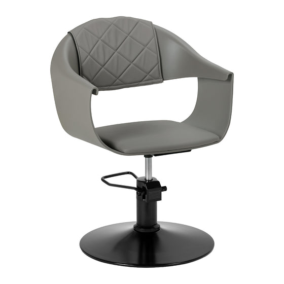 Frisörstol Hair System Halo Grey Grå