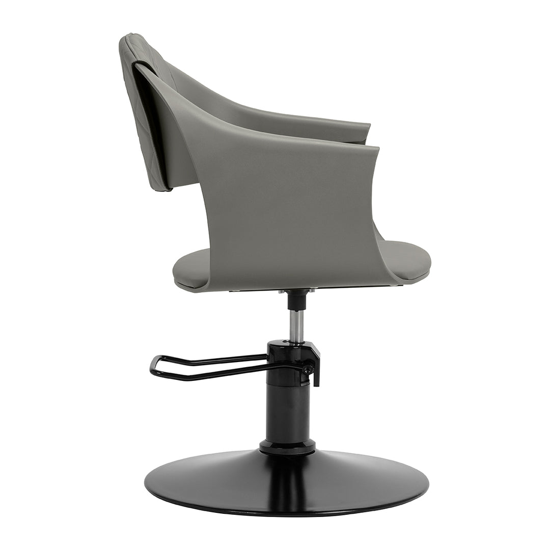 Frisörstol Hair System Halo Grey Grå - bild 3