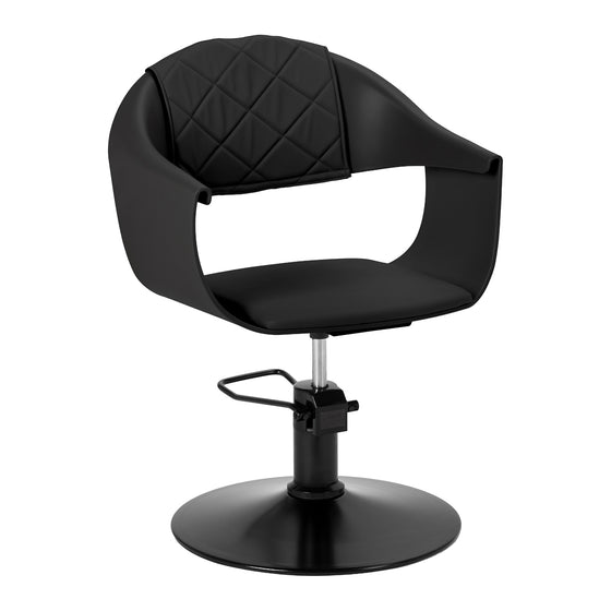 Frisörstol Hair System Halo Noir Svart