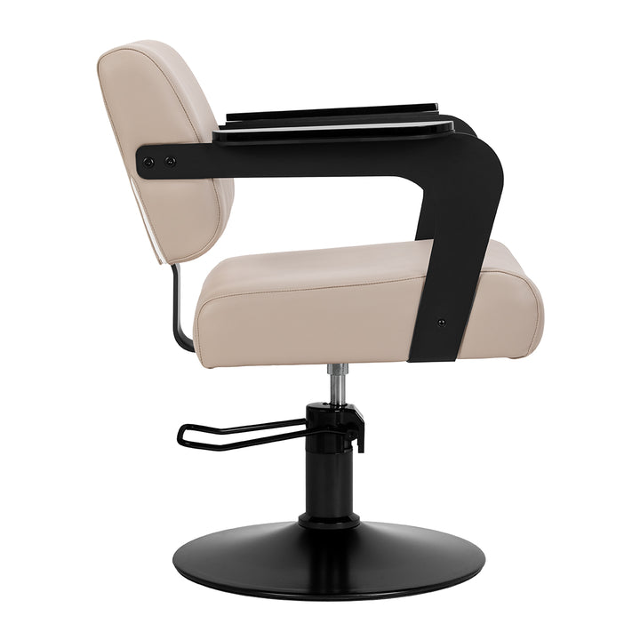 Frisörstol Hair System Jet Latte Beige - bild 3