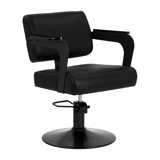 Frisörstol Hair System Jet Noir Svart