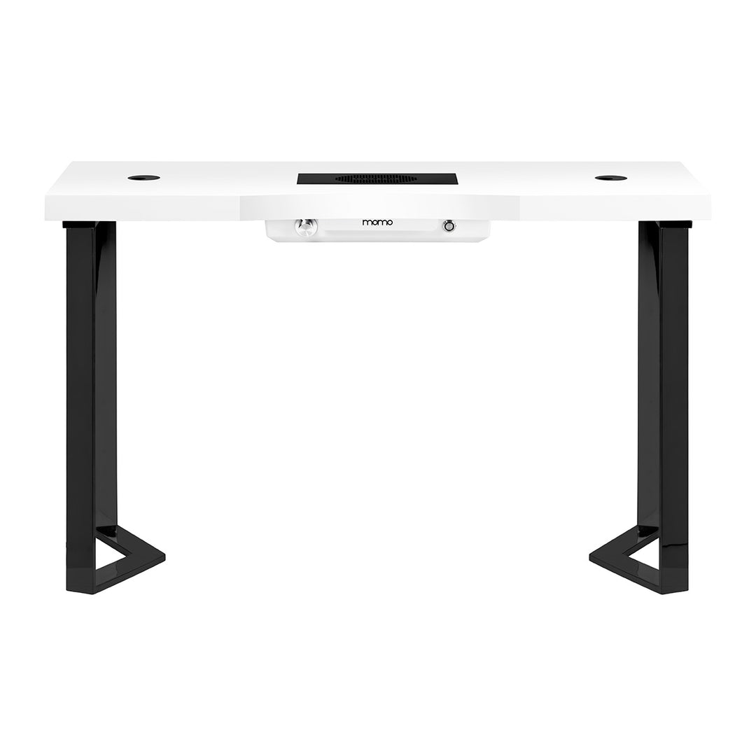 Manicure Tafel Momo 05 Zwart-Wit met Afzuiging - afbeelding 2