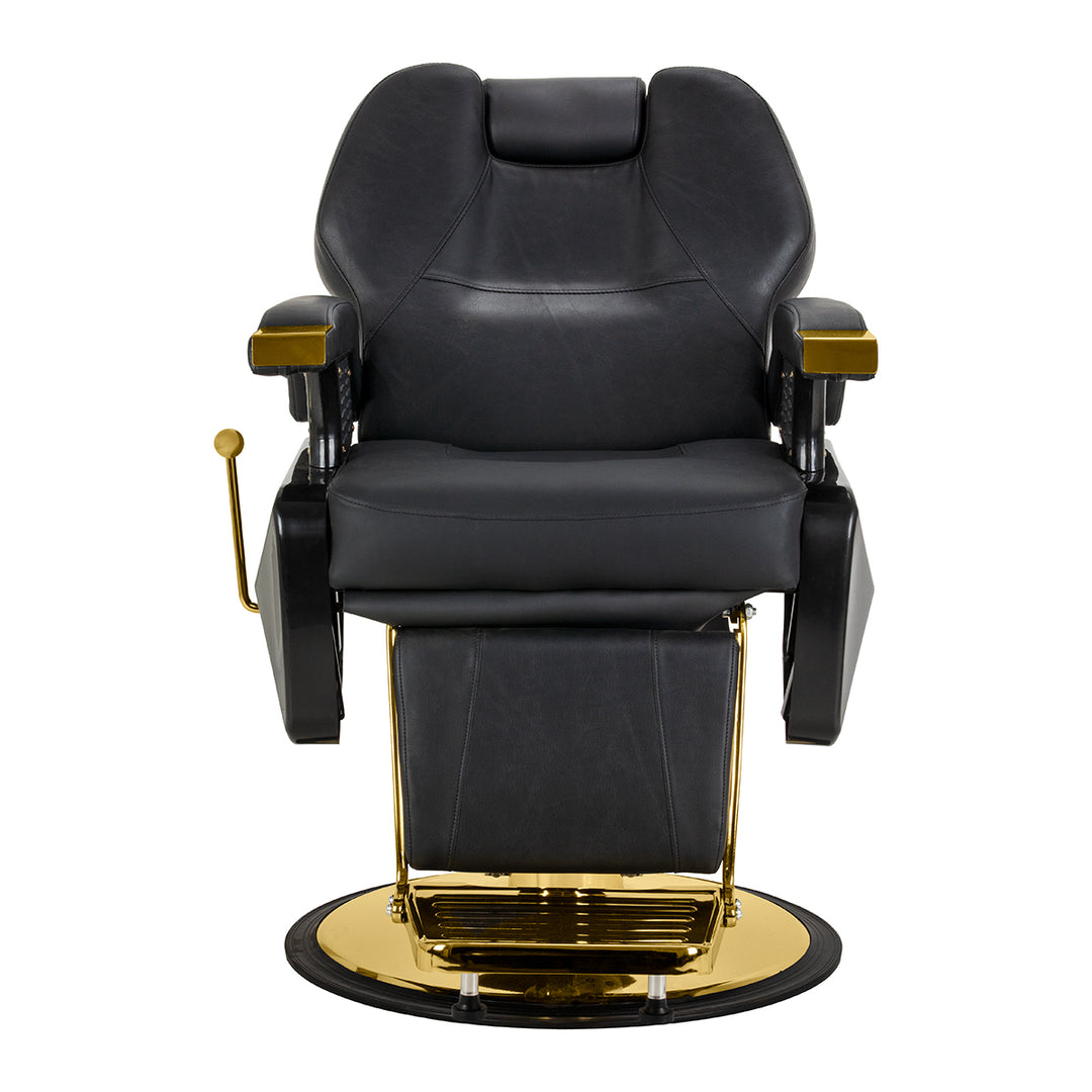 Barberstol Hair System New York Svart-Guld - bild 2