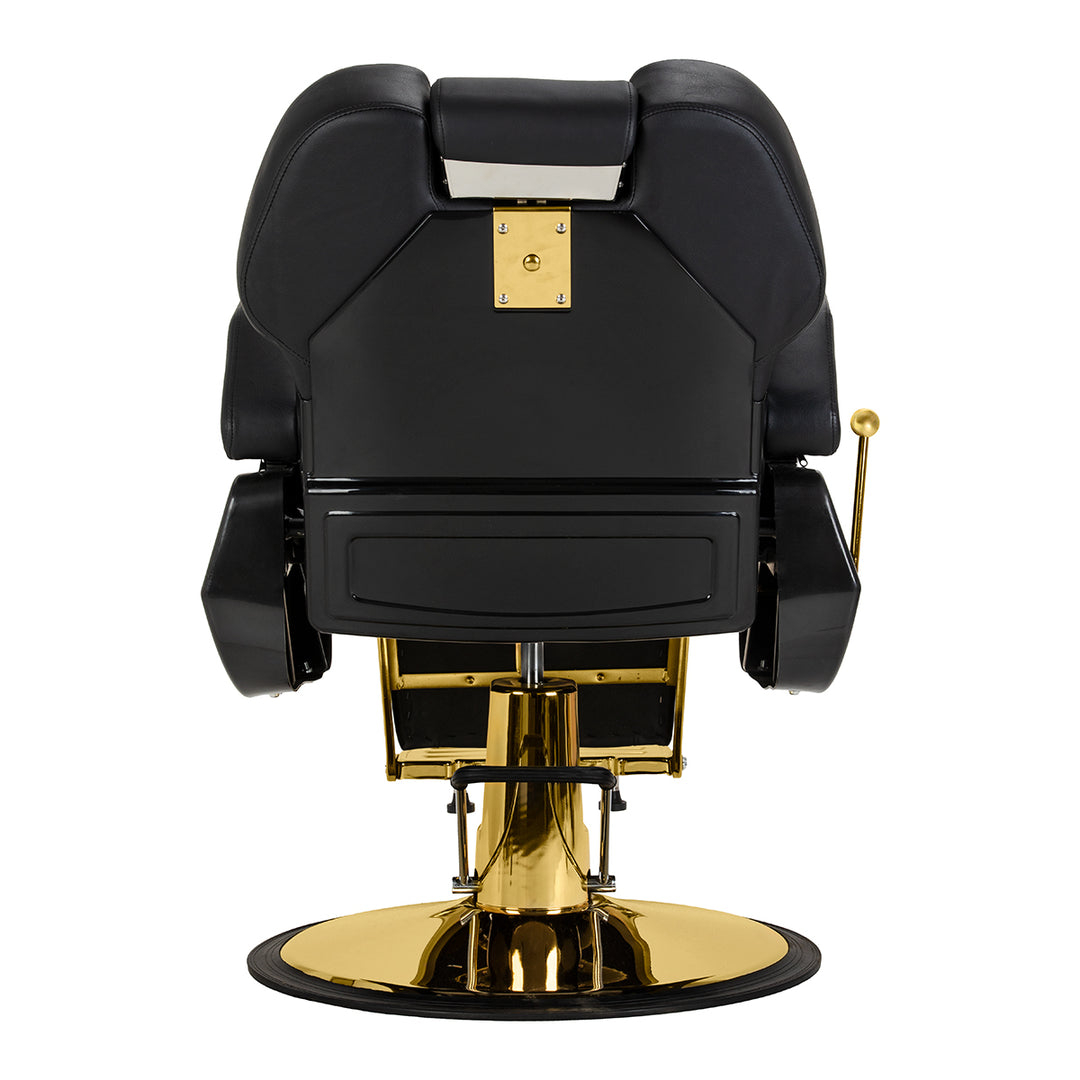 Barberstol Hair System New York Svart-Guld - bild 3