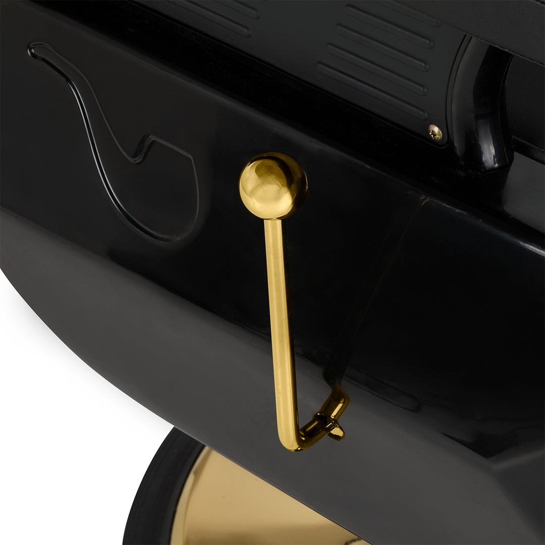 Barberstol Hair System New York Svart-Guld - bild 9