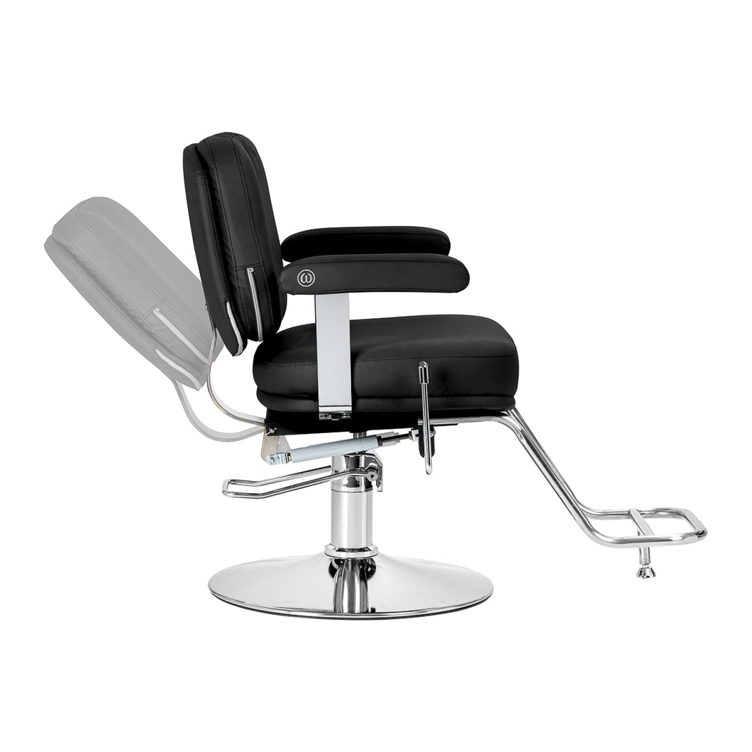 Frisörstol Omega Astra Plus Svart - bild 3
