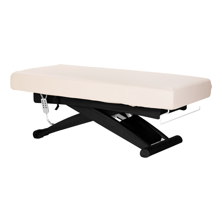 Massagebänk elektrisk Sillon Siesta Crème-Svart - bild 4