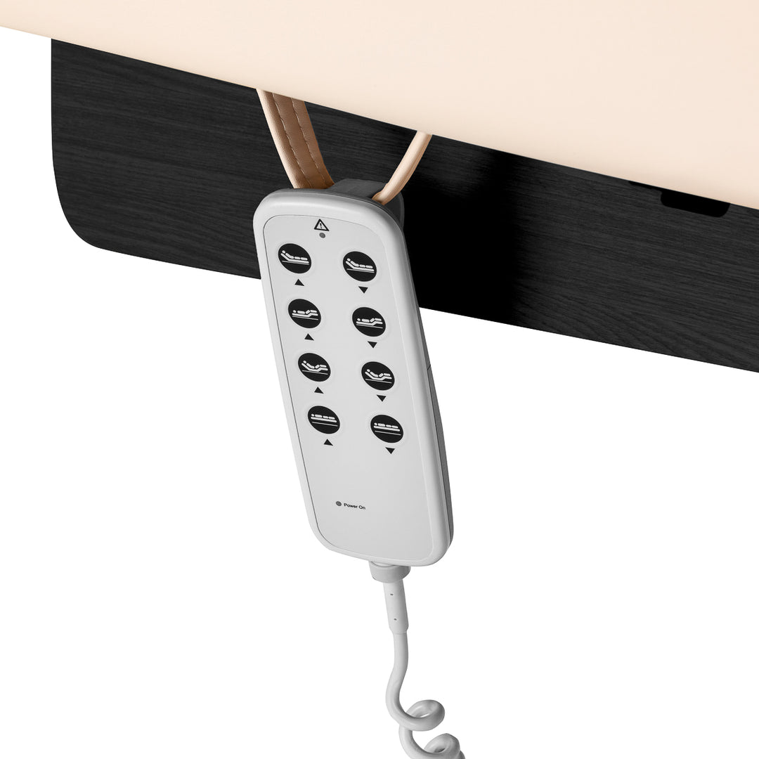 Massagebänk elektrisk Sillon Siesta Crème-Svart - bild 7