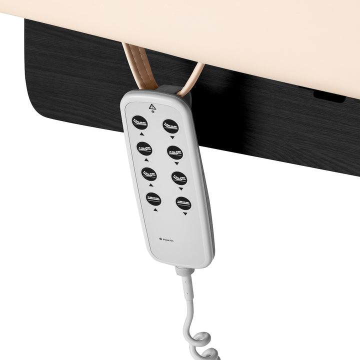 Massagebänk elektrisk Sillon Siesta Crème-Svart - bild 7