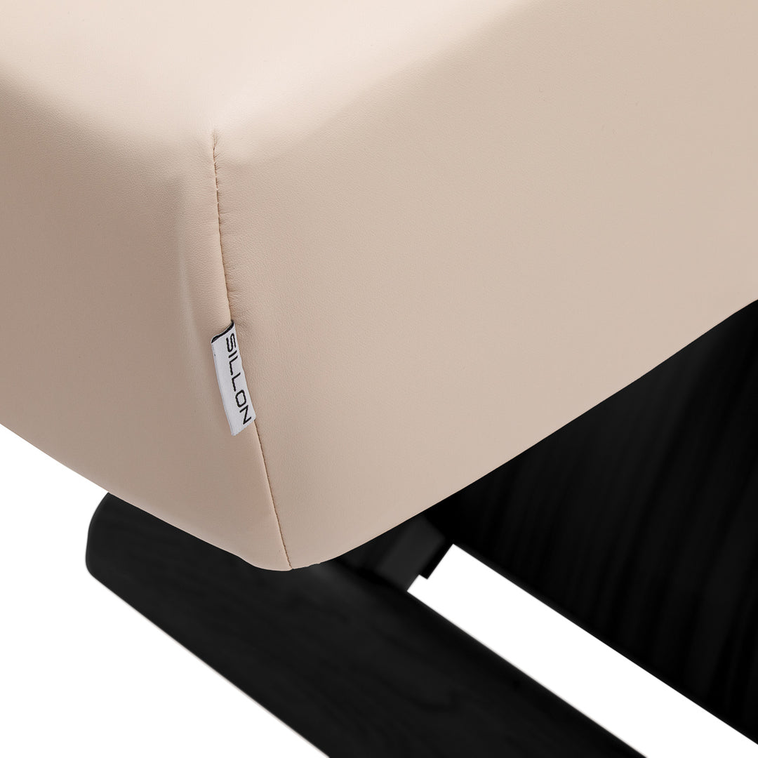 Massagebänk elektrisk Sillon Siesta Crème-Svart - bild 11