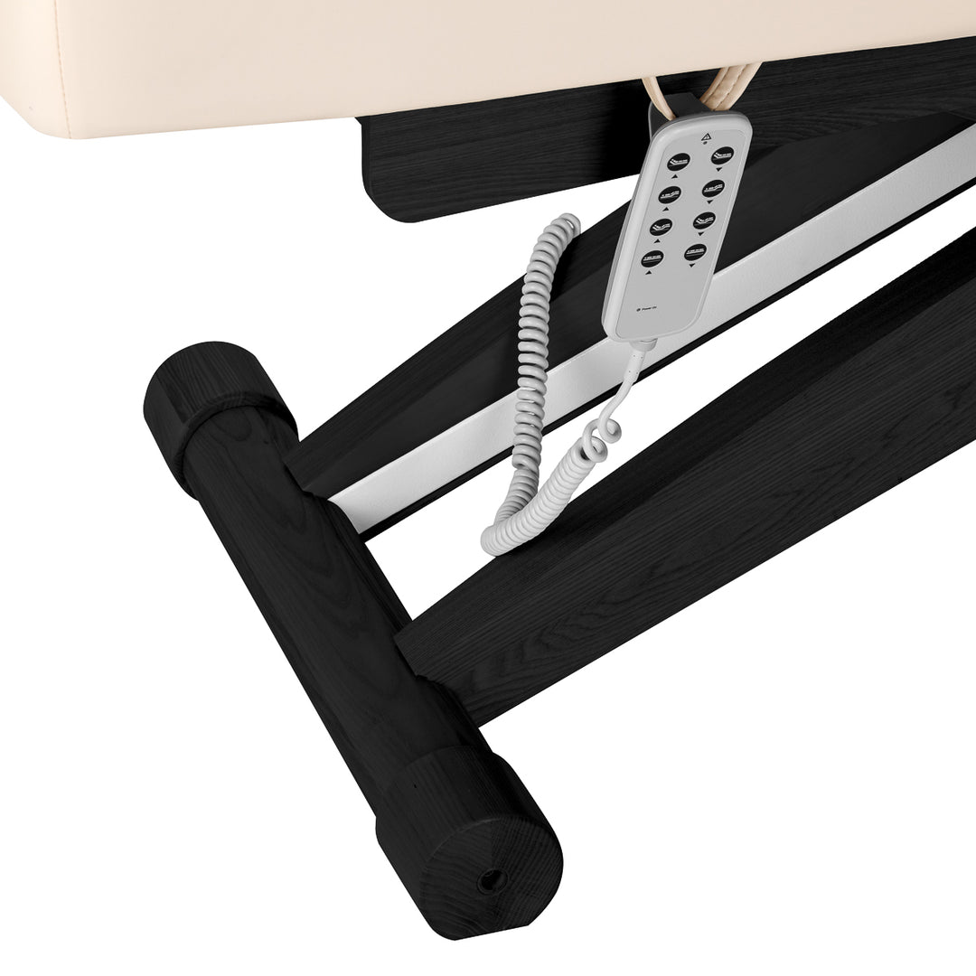 Massagebänk elektrisk Sillon Siesta Crème-Svart - bild 16