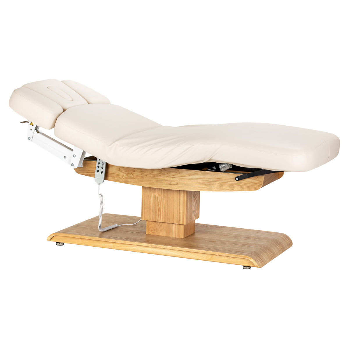 Massagebänk elektrisk Sillon Relax Crème-Ljusbrun