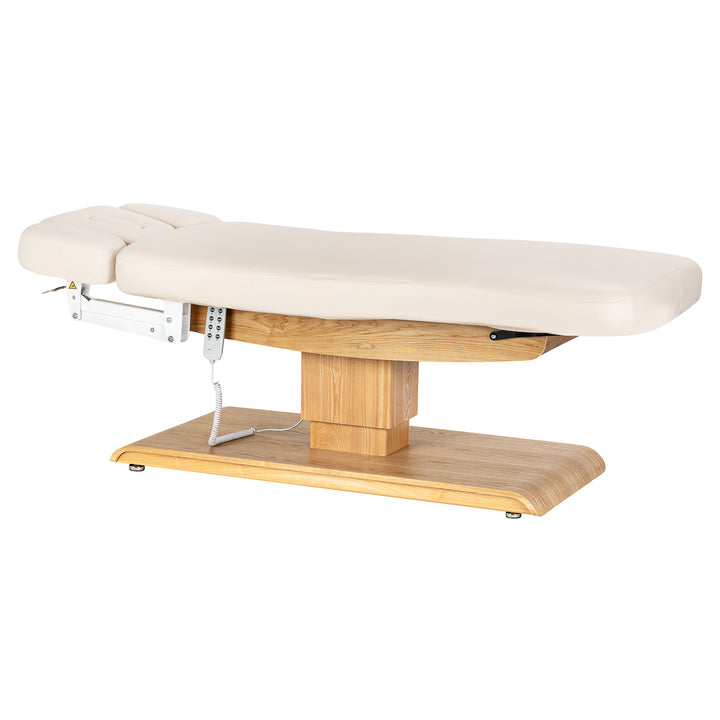 Massagebänk elektrisk Sillon Relax Crème-Ljusbrun - bild 4