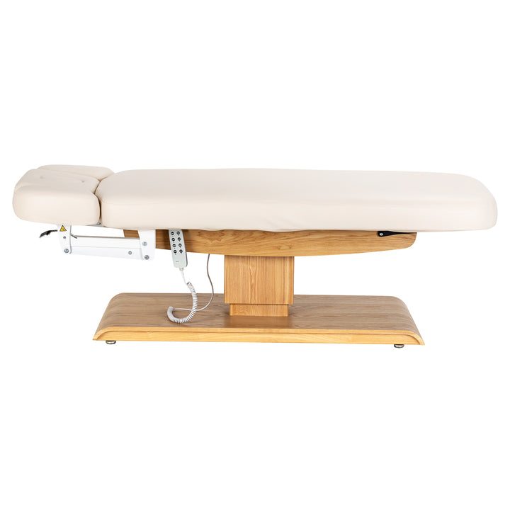 Massagebänk elektrisk Sillon Relax Crème-Ljusbrun - bild 5
