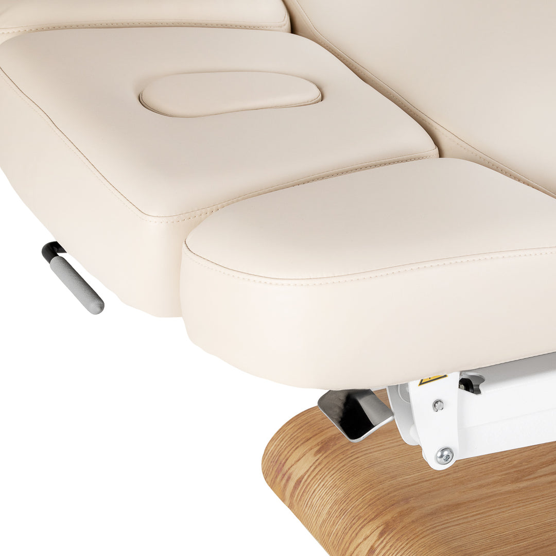 Massagebänk elektrisk Sillon Relax Crème-Ljusbrun - bild 9