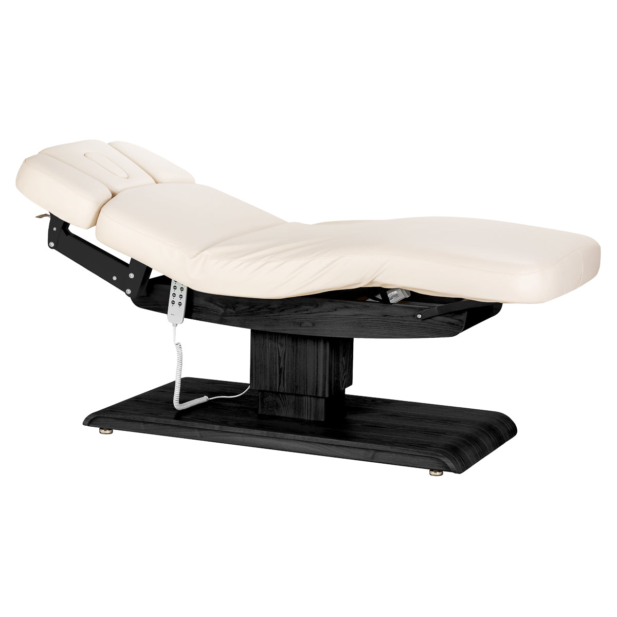 Massagebänk elektrisk Sillon Relax Crème-Svart