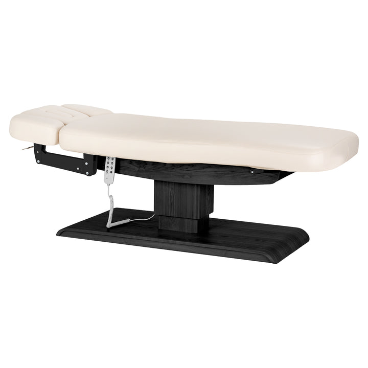 Massagebänk elektrisk Sillon Relax Crème-Svart - bild 4