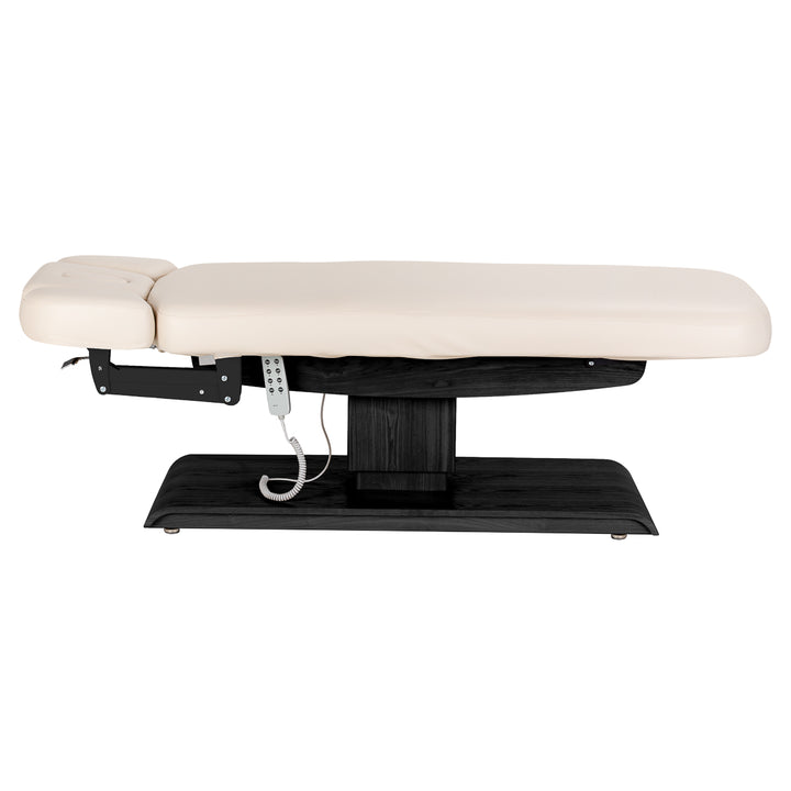 Massagebänk elektrisk Sillon Relax Crème-Svart - bild 5