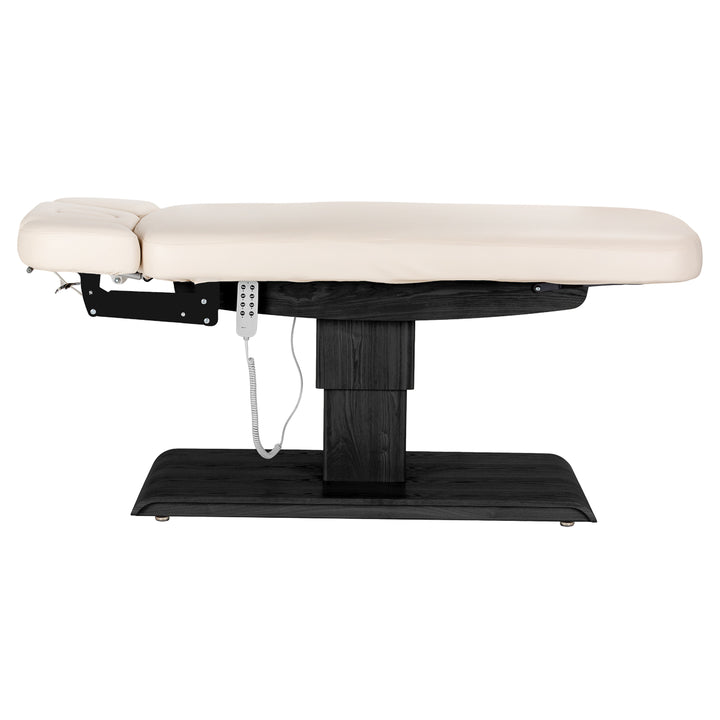 Massagebänk elektrisk Sillon Relax Crème-Svart - bild 6