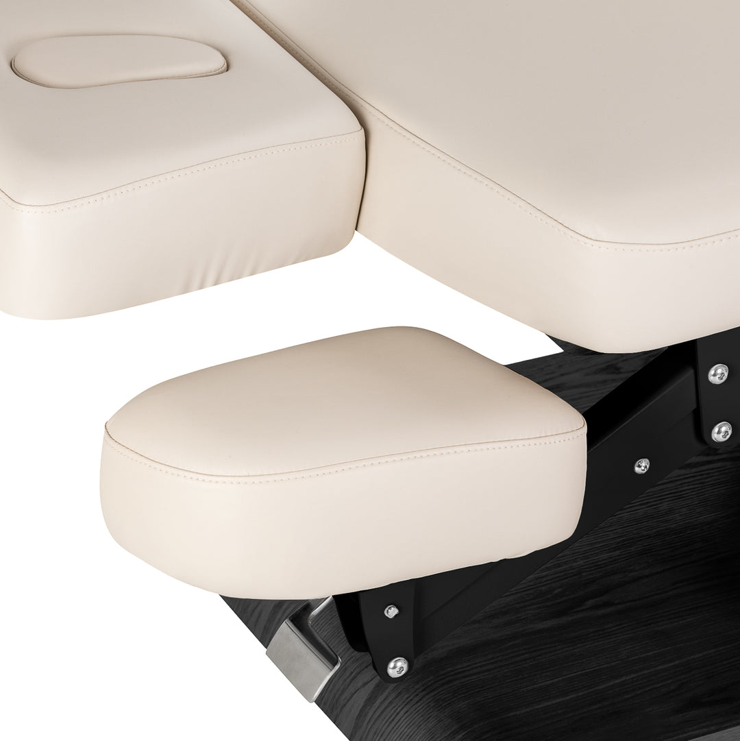 Massagebänk elektrisk Sillon Relax Crème-Svart - bild 8
