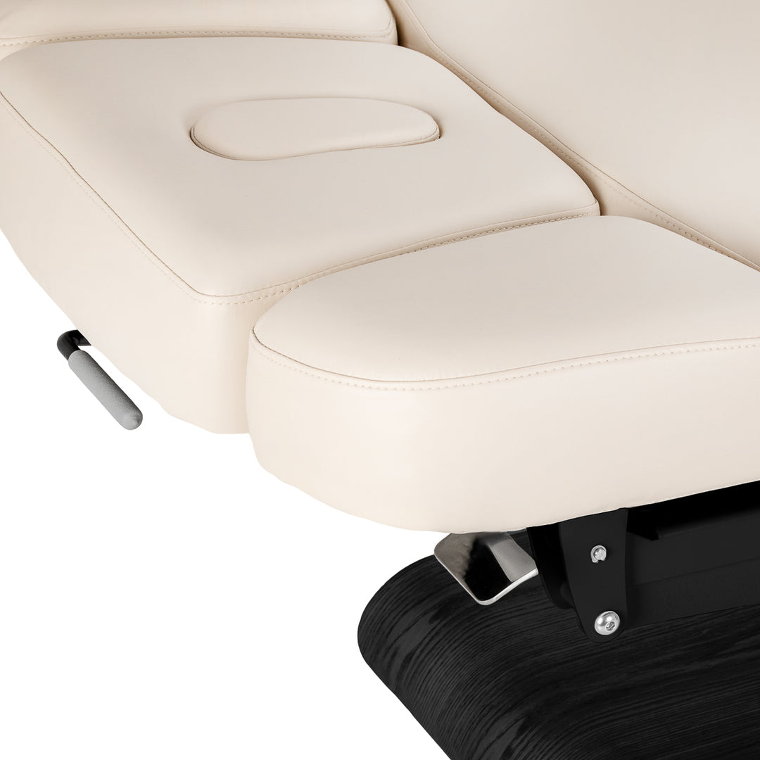 Massagebänk elektrisk Sillon Relax Crème-Svart - bild 9