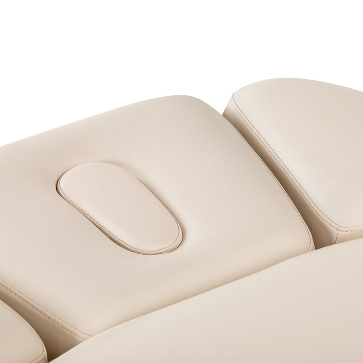 Massagebänk elektrisk Sillon Relax Crème-Svart - bild 11