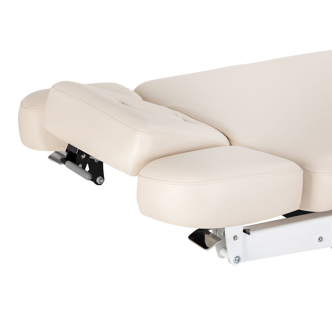 Massagebänk elektrisk Sillon Relax Crème-Svart - bild 15
