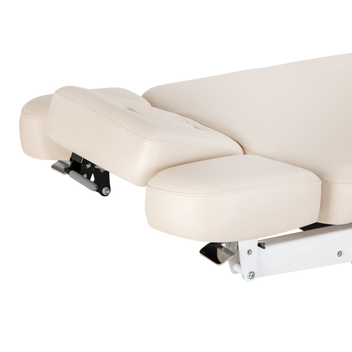 Massagebänk elektrisk Sillon Relax Crème-Svart - bild 15