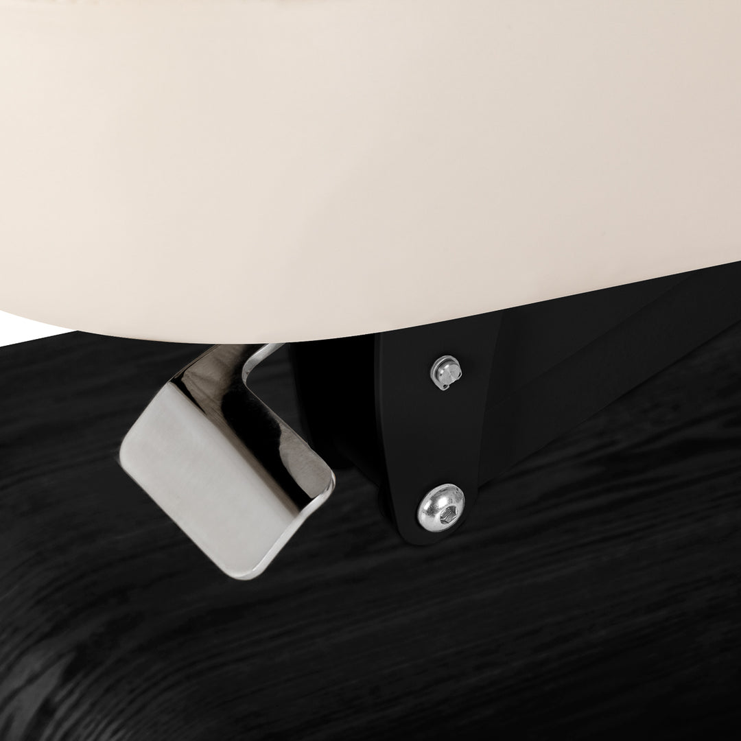 Massagebänk elektrisk Sillon Relax Crème-Svart - bild 16
