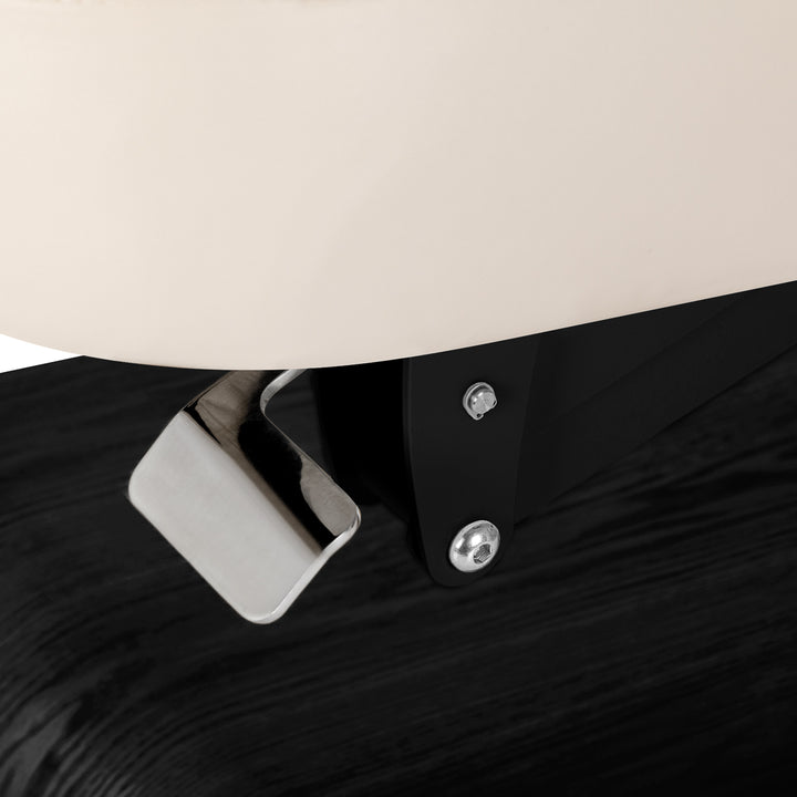 Massagebänk elektrisk Sillon Relax Crème-Svart - bild 16