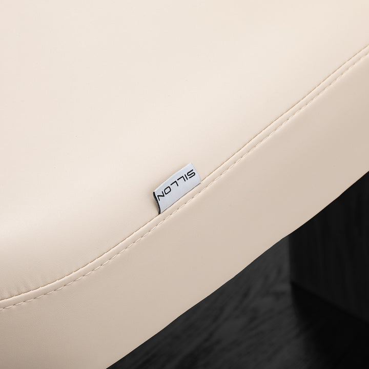 Massagebänk elektrisk Sillon Relax Crème-Svart - bild 18