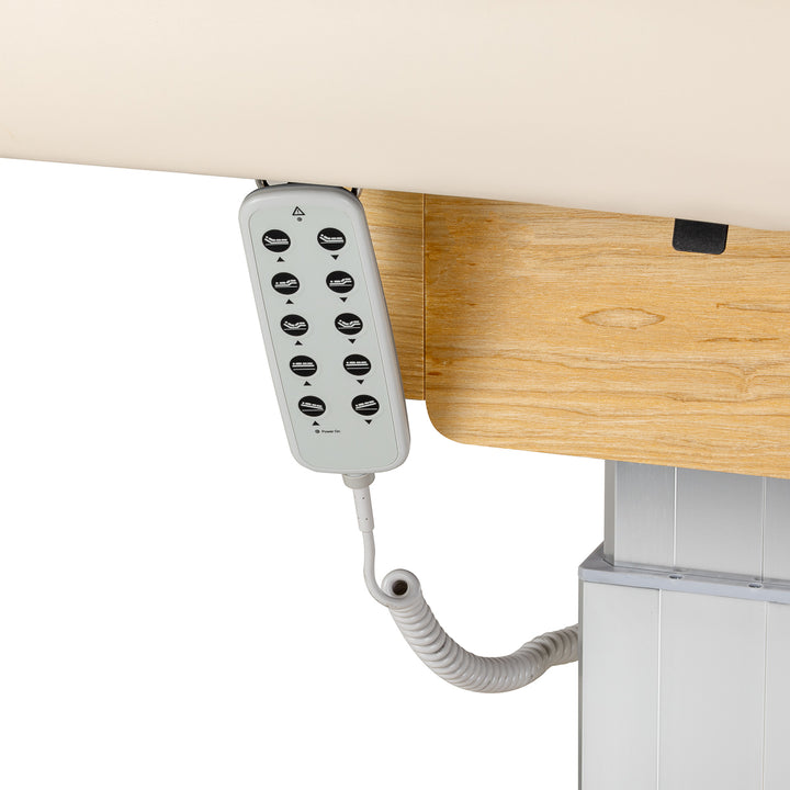 Massagebänk elektrisk Sillon Comfort Crème-Ljusbrun - bild 7