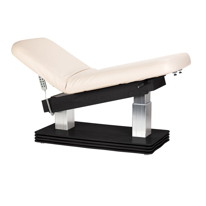 Massagebänk elektrisk Sillon Comfort Crème-Svart - bild 3