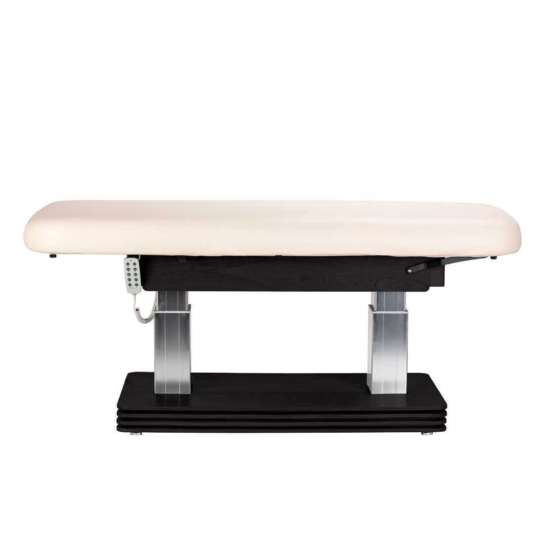 Massagebänk elektrisk Sillon Comfort Crème-Svart - bild 6