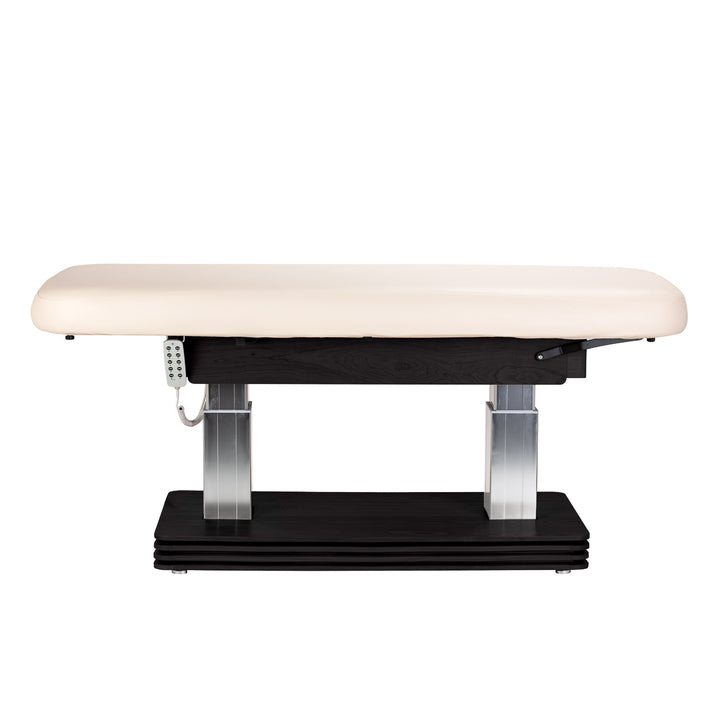 Massagebänk elektrisk Sillon Comfort Crème-Svart - bild 6