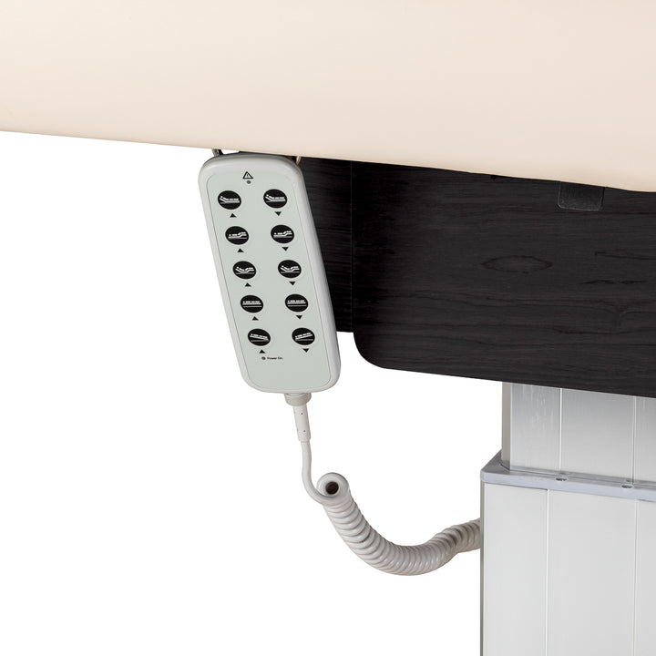 Massagebänk elektrisk Sillon Comfort Crème-Svart - bild 7