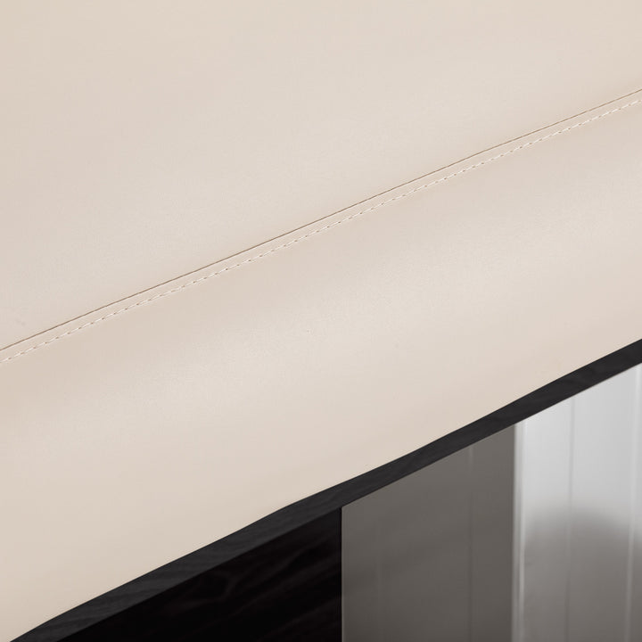 Massagebänk elektrisk Sillon Comfort Crème-Svart - bild 11