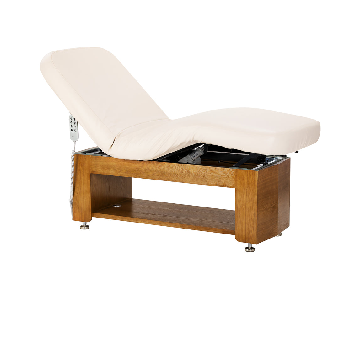 Massagebänk elektrisk Sillon Leisure Crème - bild 2