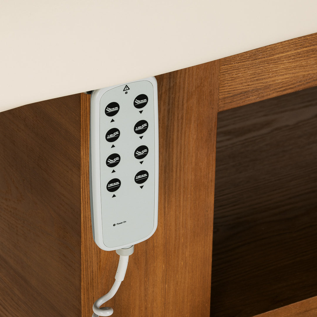 Massagebänk elektrisk Sillon Leisure Crème - bild 7