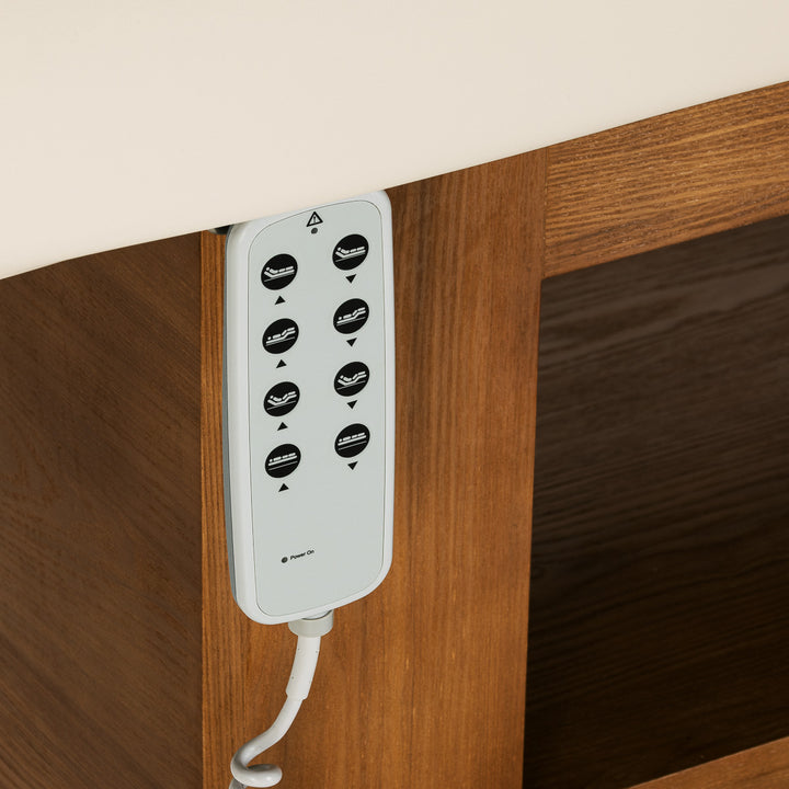Massagebänk elektrisk Sillon Leisure Crème - bild 7