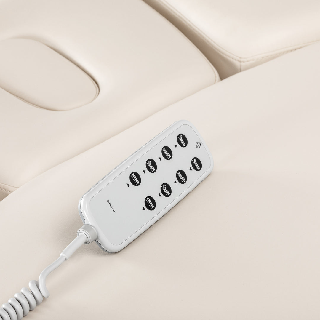 Massagebänk elektrisk Sillon Leisure Premium Crème - bild 11