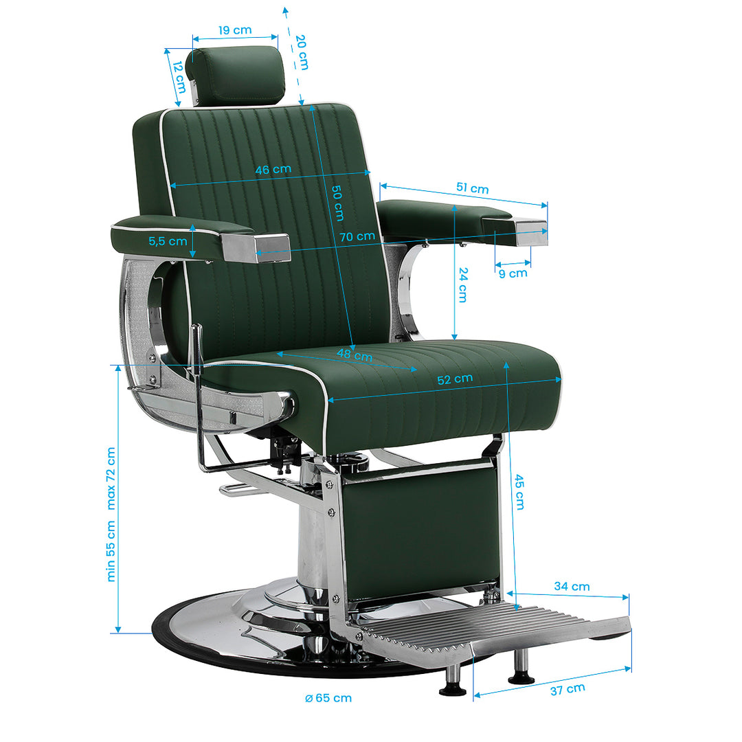 Barberstol Gabbiano Visionerio Groen - bild 18