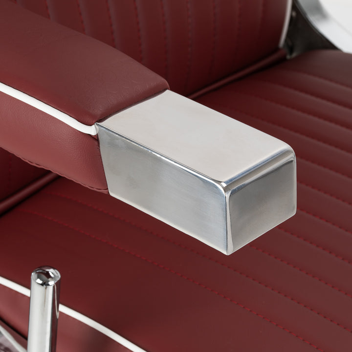 Barberstol Gabbiano Visionerio Rood - bild 6