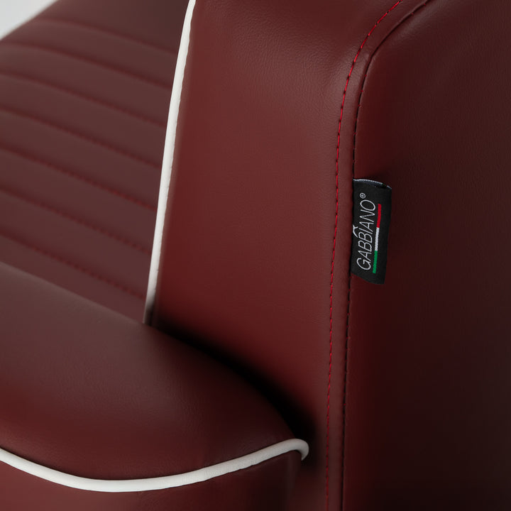 Barberstol Gabbiano Visionerio Rood - bild 17